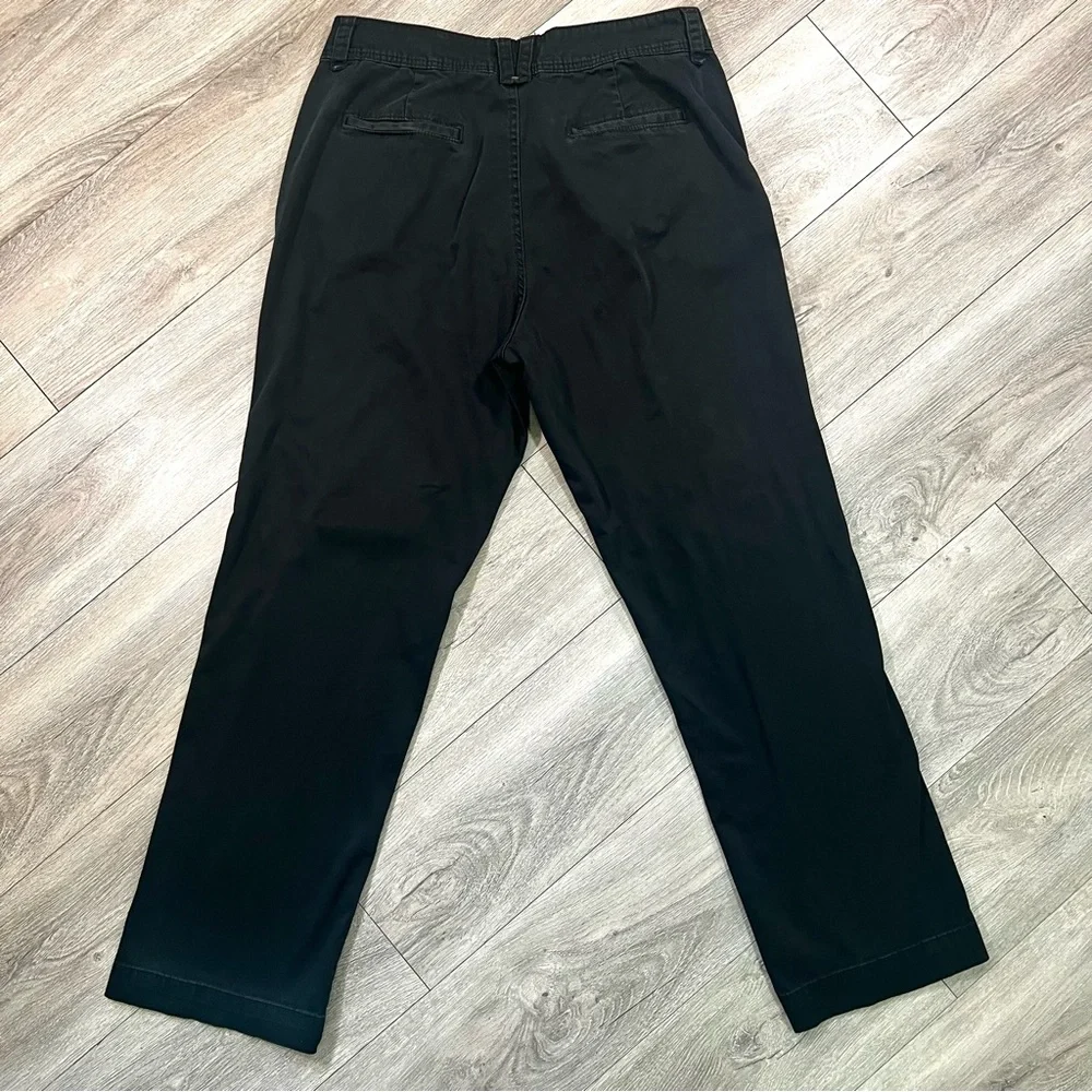 Riders by Lee Curvier Casual Dress Work Black Pants Size 16 M Chino Trousers - Picture 5 of 10